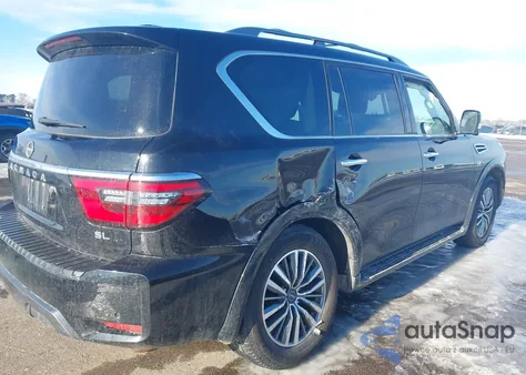 2021 Nissan Armada Sl 4Wd from USA, damaged, VIN JN8AY2BBXM9791876
